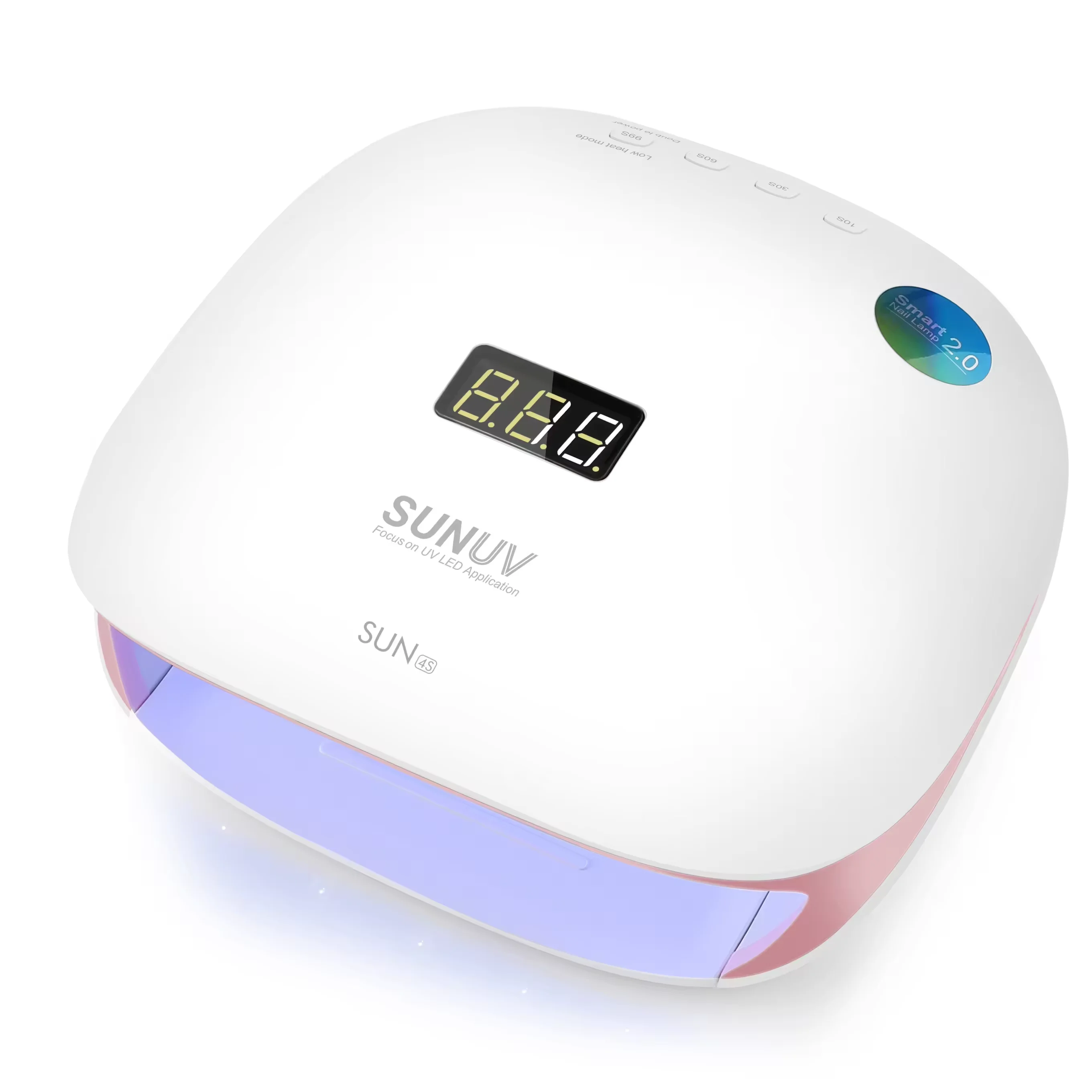 Low Heat Mode Fast Curing Nail Gel Dryer 48W SUN 4S Nail UV LED Lamp