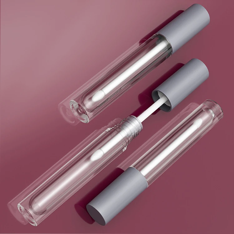Round Lipstick Tube Empty Tube 5ml Lip Gloss Dispensing Empty Abs Petg Eco Friendly Lipstick Tube Packaging
