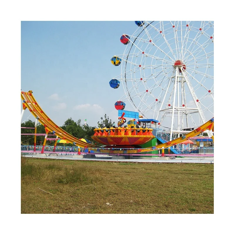 New design thilling rides amusement park equipment rides flying UFO Disco ride