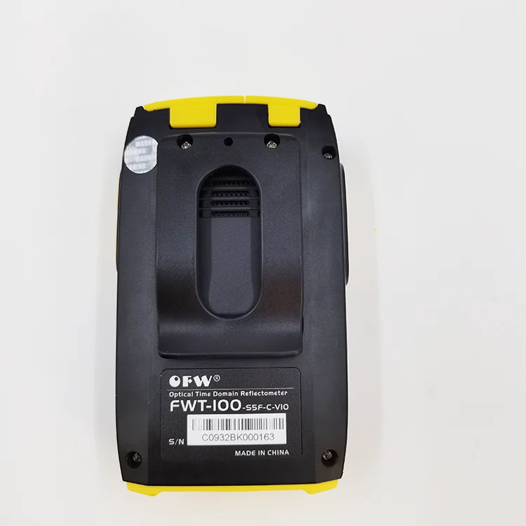 Mini OTDR Test 1550nm 20dB Optical Fiber Reflectometer Touch Screen OPM VFL OLS iola Fiber Tester FWT-100
