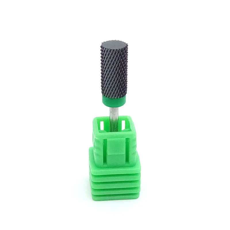 
HYTOOS Barrel Black Ceramic Nail Drill Bits 3/32