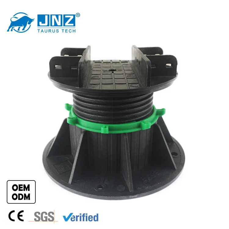 JNZ height adjustable plastic decking pedestal for joist credit deck