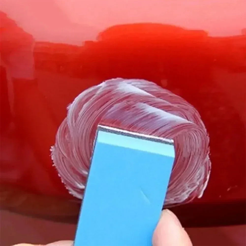 Car Ceramic Coating Sponge Applicator Glass Nano Wax Coat Sponges Blue Square Sponge and Cloth Car Cleaning Brush