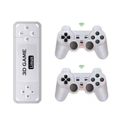 Factory direct sales 3D video game consoles tv 64/128 bit 10000 game console video 4k game stick