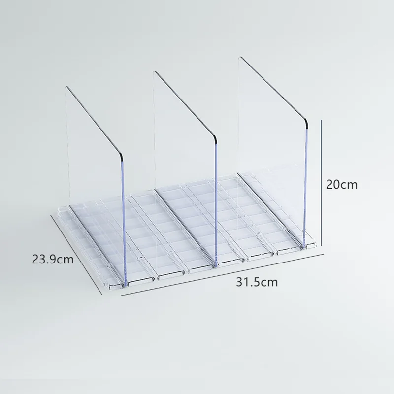 Multipurpose Plastic Purse Handbag Storage Organizer Closet Bag Storage Dividers Rack 3 Pack