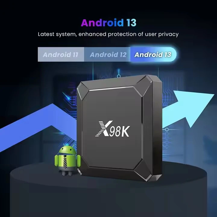 Best TV Media Player Global TV RK3528 8k Android 13 x98k Smart Android Tv Box No reviews yet