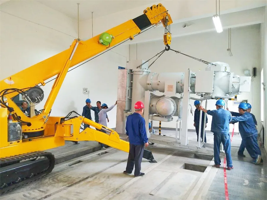 Smart Design Spider Crane Manufacturer 3 Ton Mobile Lifting Crane 5 Ton Spider Crawler Crane