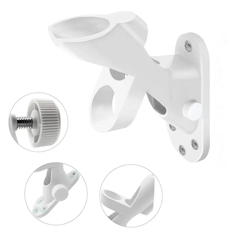 Aluminum alloy wall flagpole base double hole national flag advertising flag pole