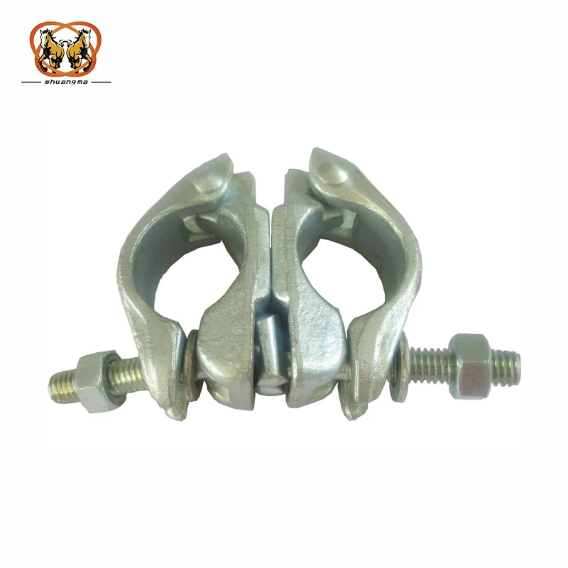 Electro Galvanize Scaffolding Tube Clamps Steel Pipe Clip Scaffold Accessories pipe clamp For Construction