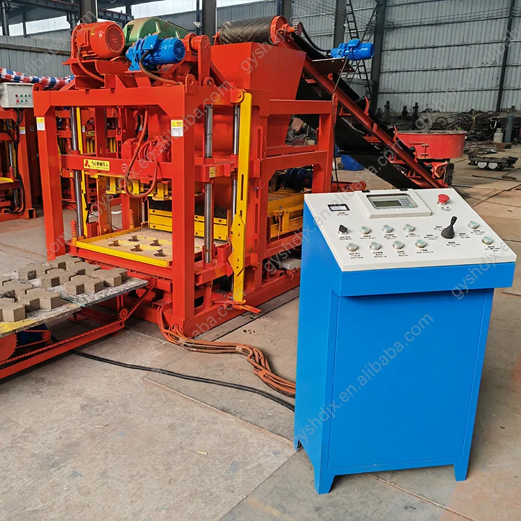 Cameroon новый двигатель PLC машина для производства бетонного кирпича стандартная блокировочная установка цементная полая сырая сердцевина