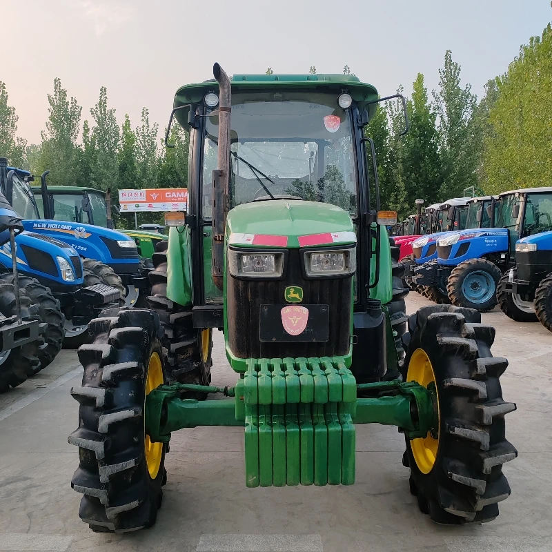 4wd 4x4 75hp 80hp 90hp Mini Farm Tractors Used Johnn Deere Agriculture Farm Machinery Cheap Farm Tractor For Sale