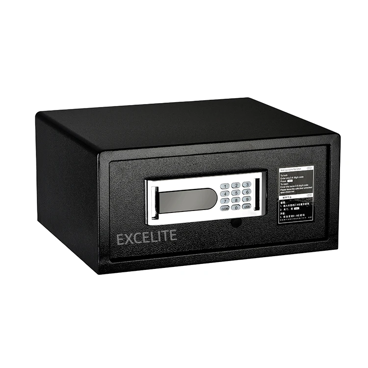 EXCELITE Cabinet Banker With 2 Key Locks Fireproof Office Customized Gun Box Digital Biometric Small Big Fire Proof Hotel Safe
