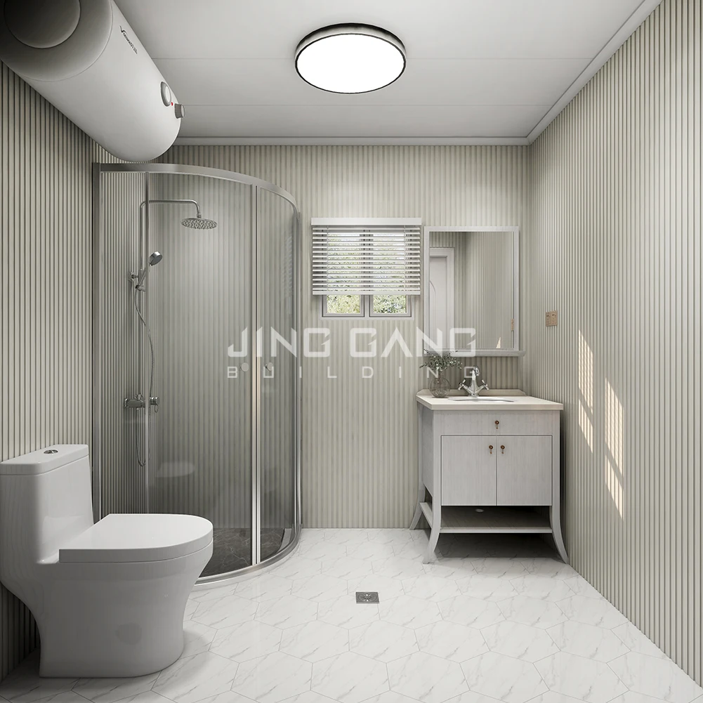 Роскошный двухэтажный современный модульный сборный дом JG для спальни быстросъемные бетонные дома гостиной 3 комнат под