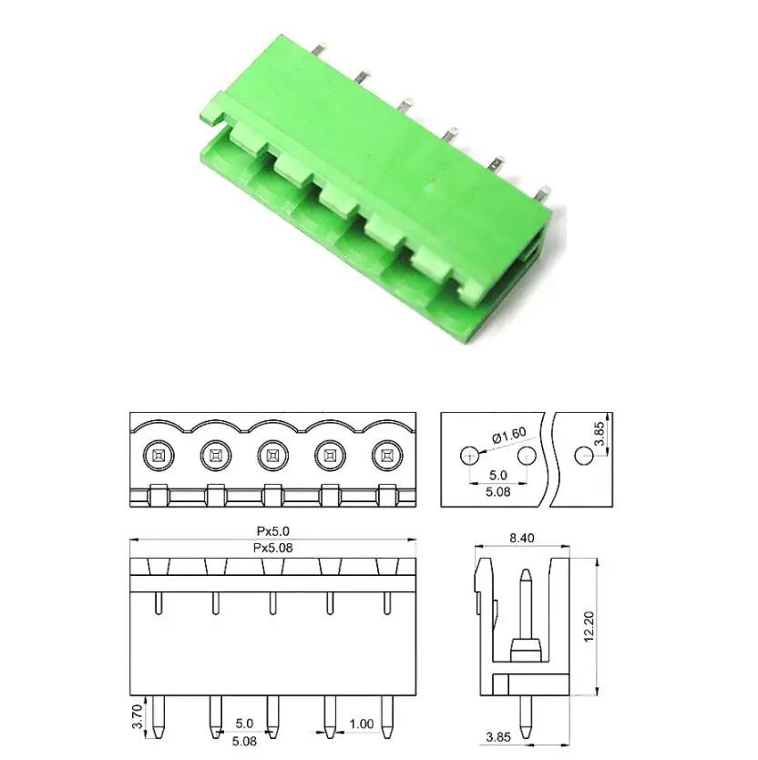 2EDGK 5 08/3 81 мм Штекерный + гнездовой набор Rta Подключаемая Клеммная колодка pcb коннектор 2P/3/4/5/8/10/12P прямая угловая