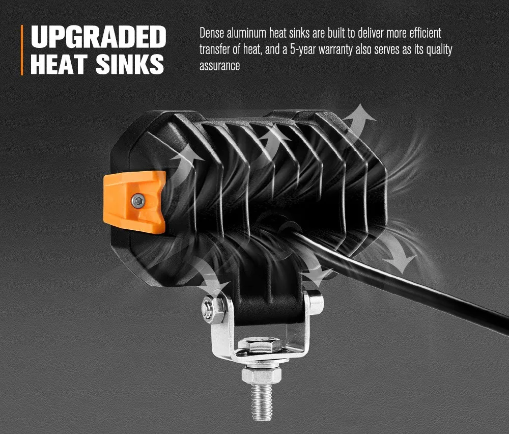 NEWWIND 4Inch Cube Pods Fog Driving Lamp LED Work Light Working Headlights With DRL For Offroad SUV 4x4 Car Truck Accessories