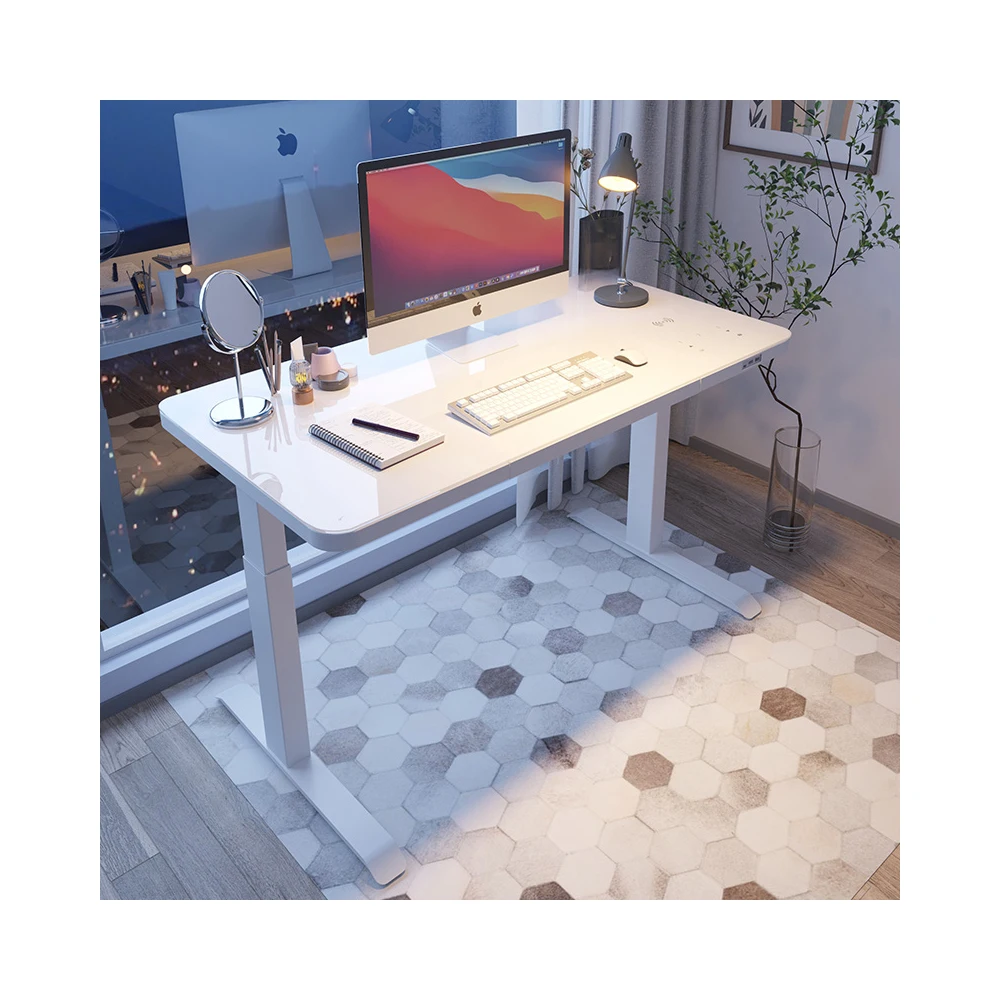 Wood Touch Screen Design Standing Adjustable Desk Sit And Standing Up Computer Lift Desk Frame Adjustable Height