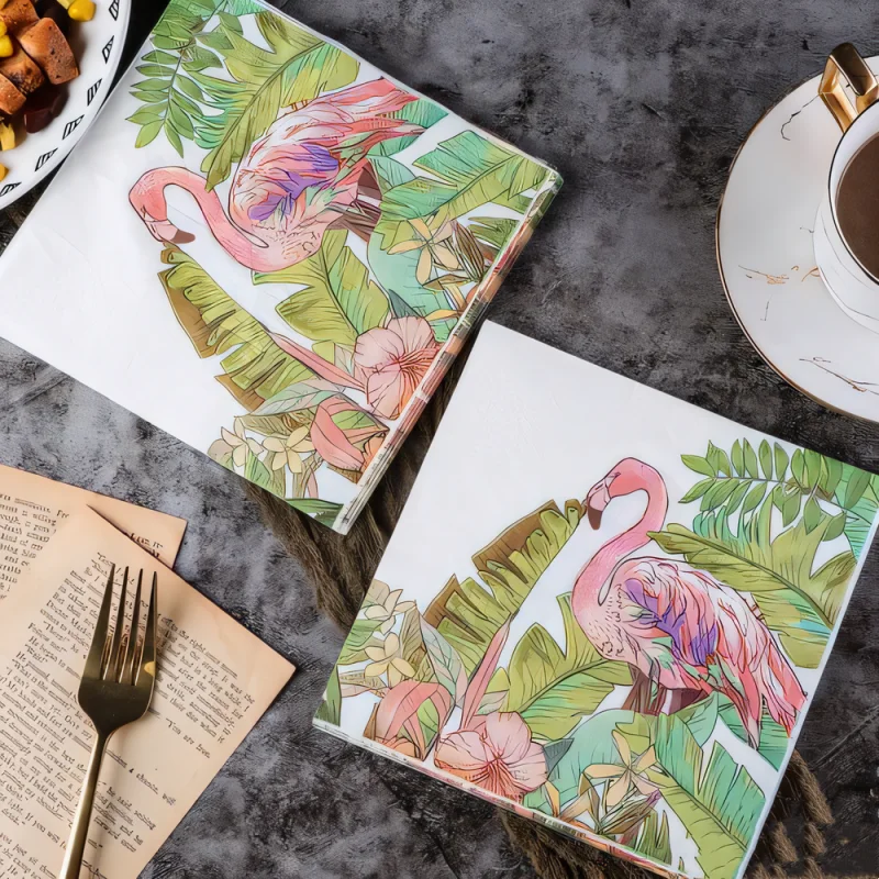 Factory customized high-quality dinner napkins personalized printed paper cocktail napkins