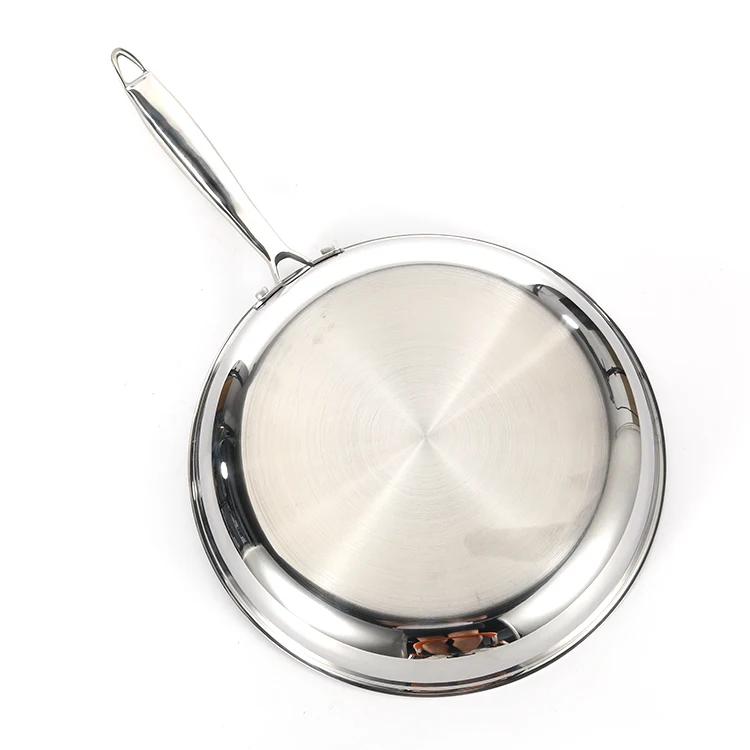 3-Ply Top Quality Fry Pan 30cm Non Stick Stainless Steel Frying Pan