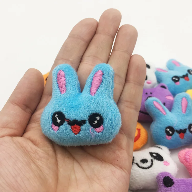 DIY Cartoon mini stuffed animals Plush doll head bulk mini stuffed animals small Doll bulk Head toys