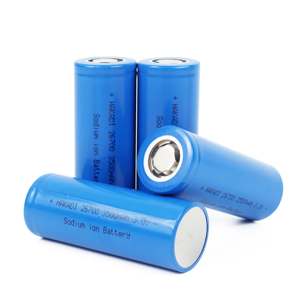 HAKADI New 26700 3V Sodium Battery 3500mah Bateria Do Sdio SIB Ion 4000 Cycles Low Temperature Electric Tools 12V 20A Energy Sto