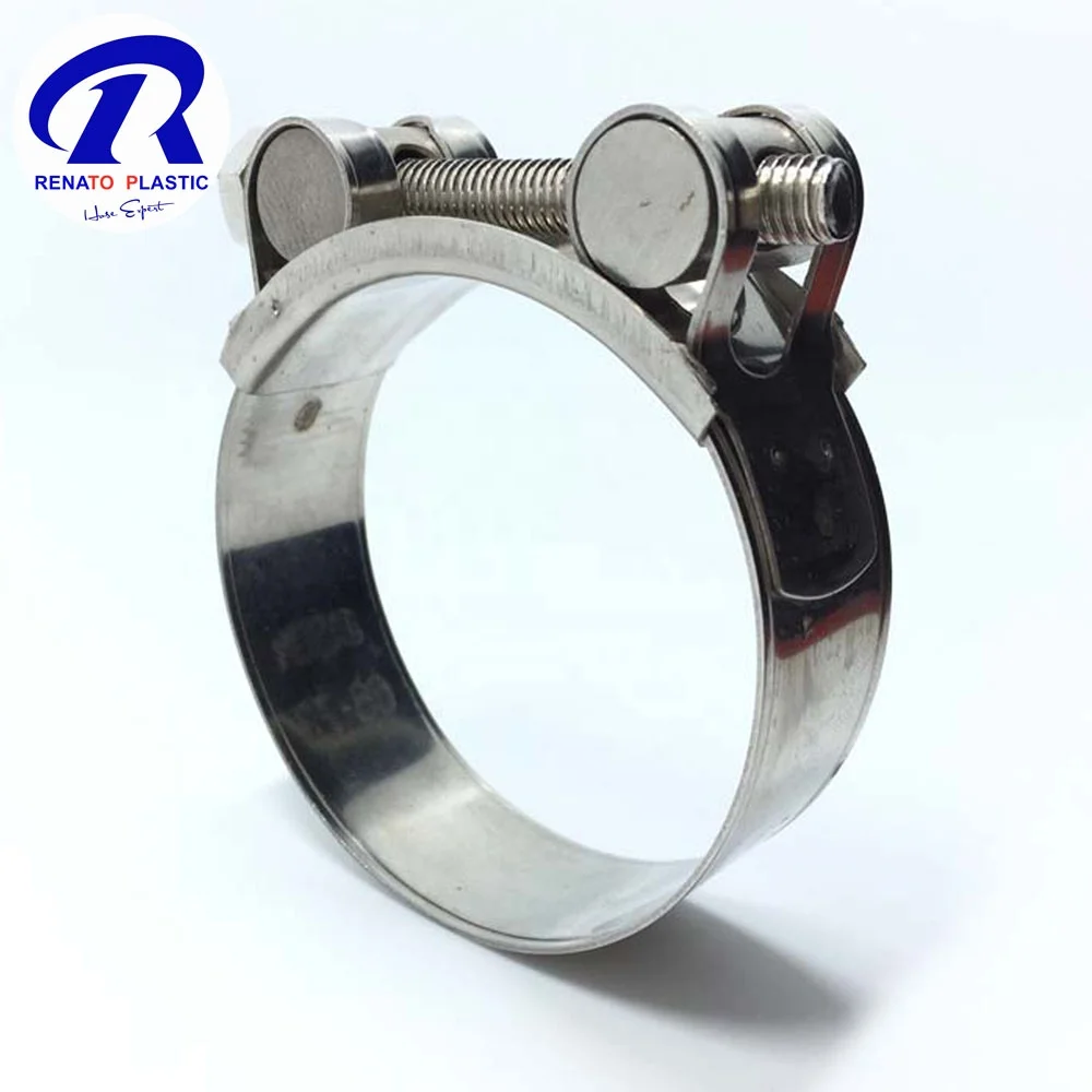 Stainless Steel SS316 SS304 Euro Type T bolt Heavy Duty Hose Clamp
