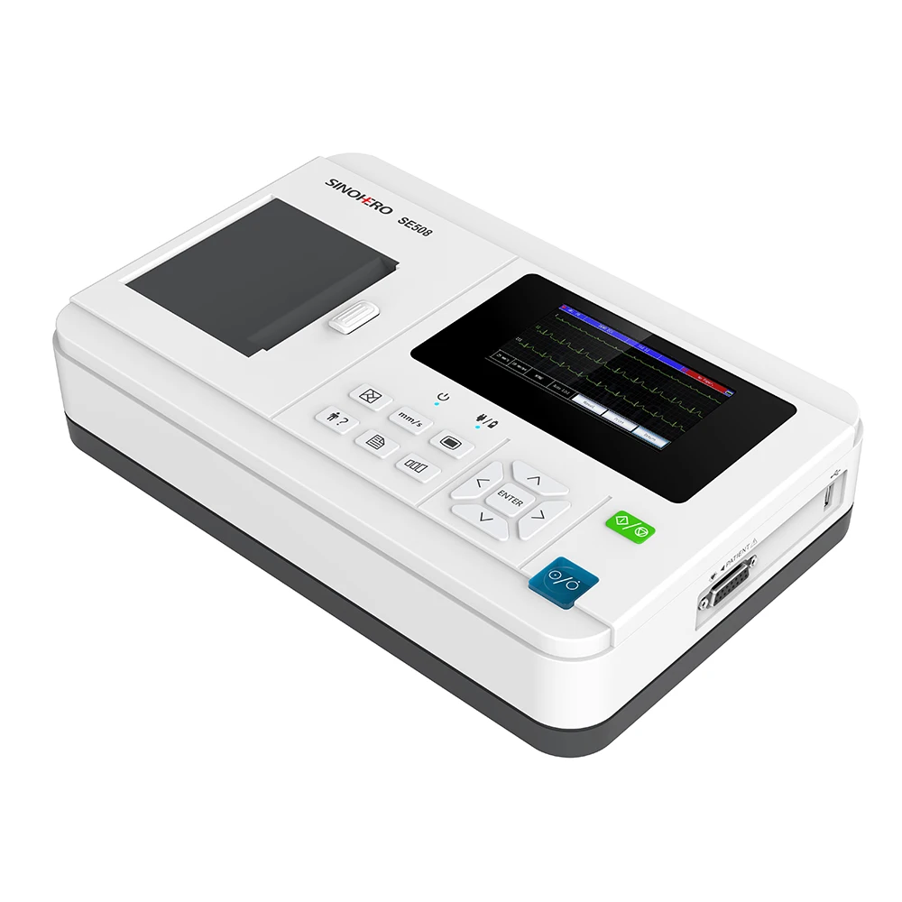 New product SE508 ecg machine 3 channel digital electrocardiograph ekg machine price 12 lead ecg machine