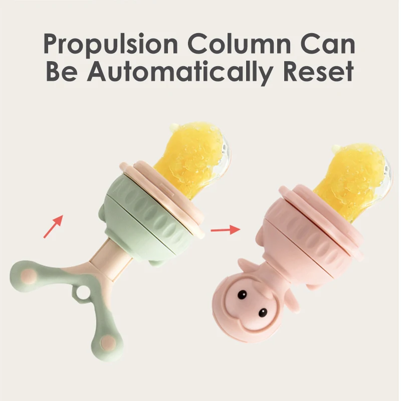 hot on Amazon low MOQ natural hand juicer safe soft baby feeder with nipple