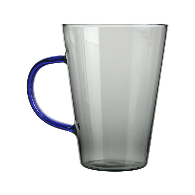 machine high borosilicate glass mugs tableware drinking tea glass mug with handle heat resistance glass coffee mug