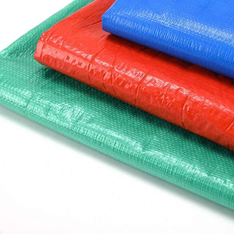China Factory 6X6 Feet Orange PE Tarpaulin Sheet For FR Resistant