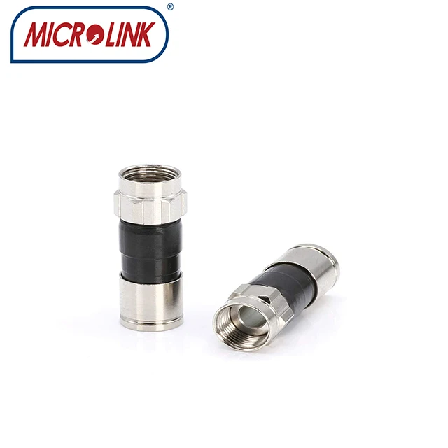rg6/rg59 quick male compression f connector