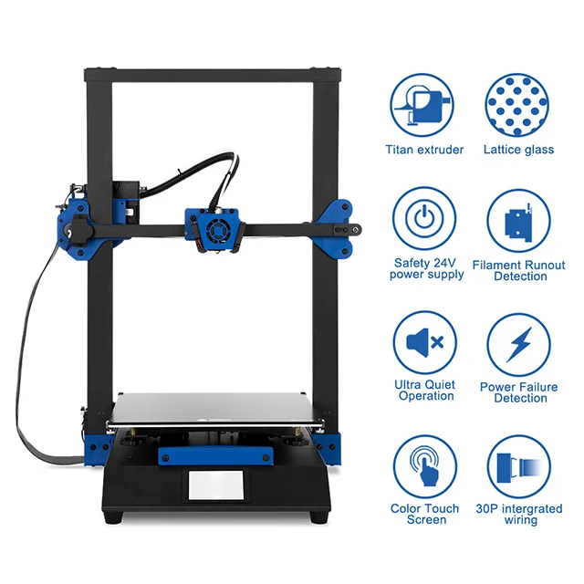 XY-3 PRO cheap desktop large size metal 3d printer drucker for building houses large 3d printer