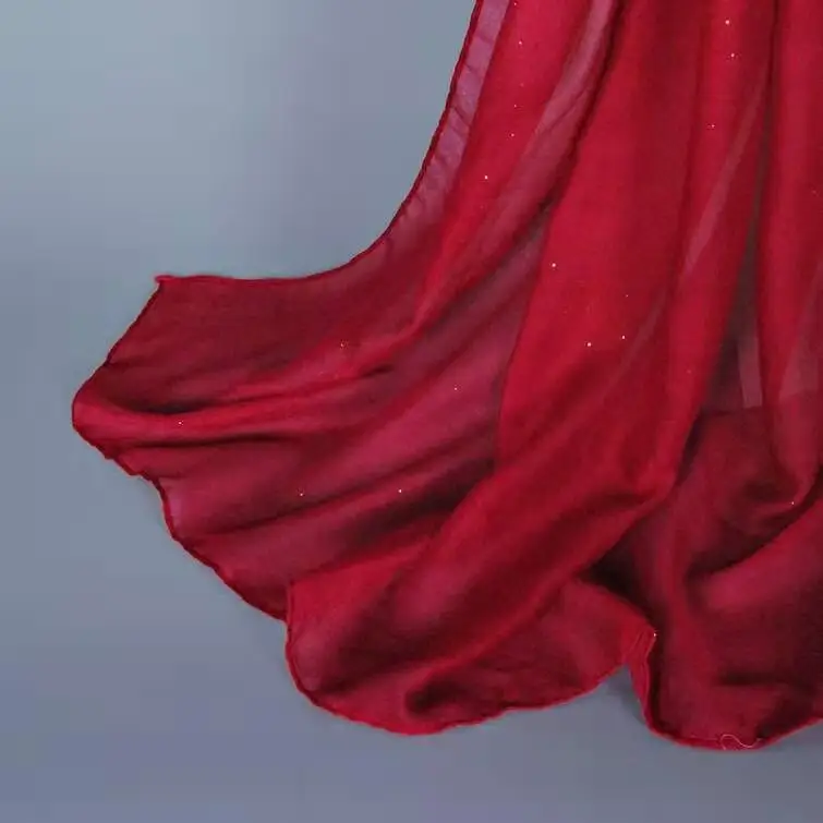 Women shawl with градиентными beads, fashion gold plated shawl, Muslim hijab