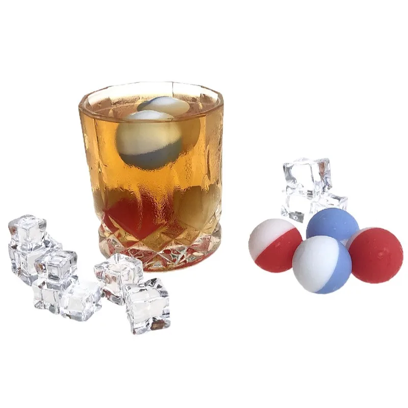 Real best selling BPA free food grade ice grains plastic custom reusable artificial practical ice cube