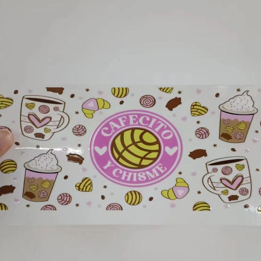 УФ DTF обертки для тумблера УФ-наклейка Переводные пользовательские дизайны для наклейки УФ dtf наклейка