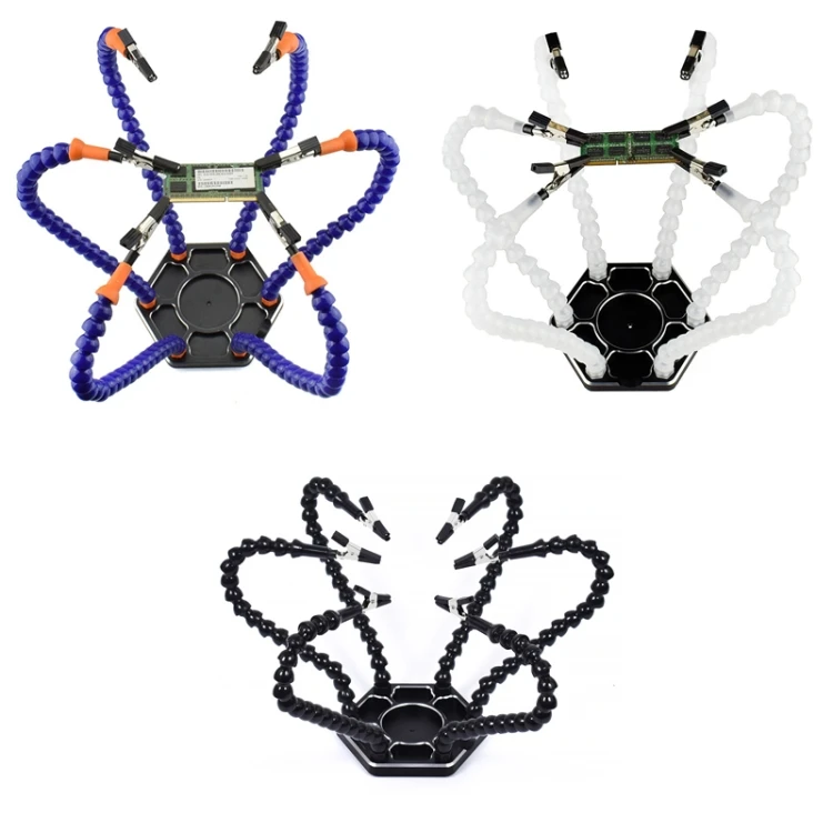 Wholesale Universal Arm Thermostatic Welding Station Six-Jaw Workbench Soldering Station Welding Repair Tool