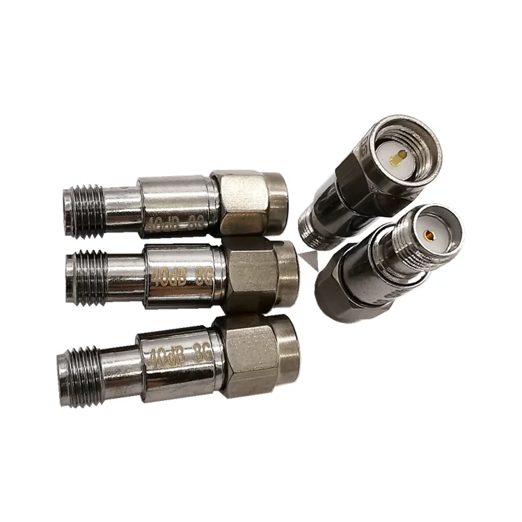 Factory service1db 3db 6db 10db 20db 30db 6GHz 8Ghz 2W SMA fixed attenuator