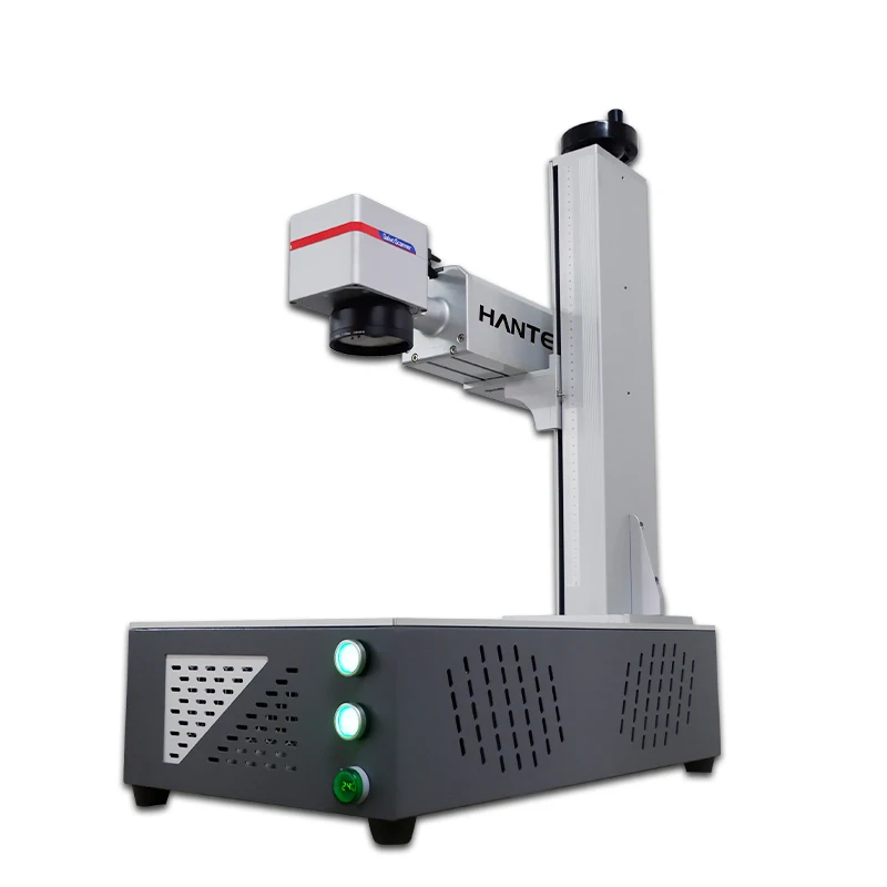 China Brand HANTENCNC Wisely Laser Engraving Machine Fiber Laser Metal Marking Machine