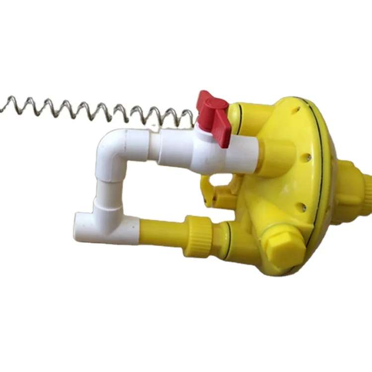 Yellow Plastic Water Pressure Regulator With End Kit PH87+PH88