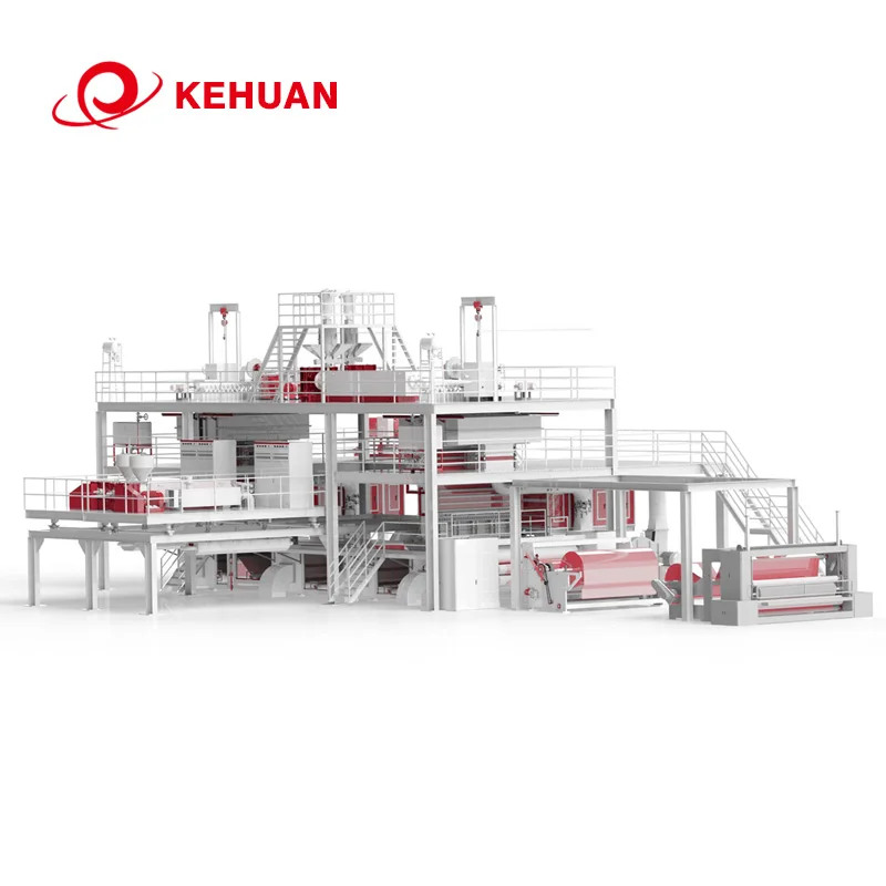 
KH SMMS 3200MM 4800MM High quality spunbond nonwoven fabric making machine pp sms non woven fabric 