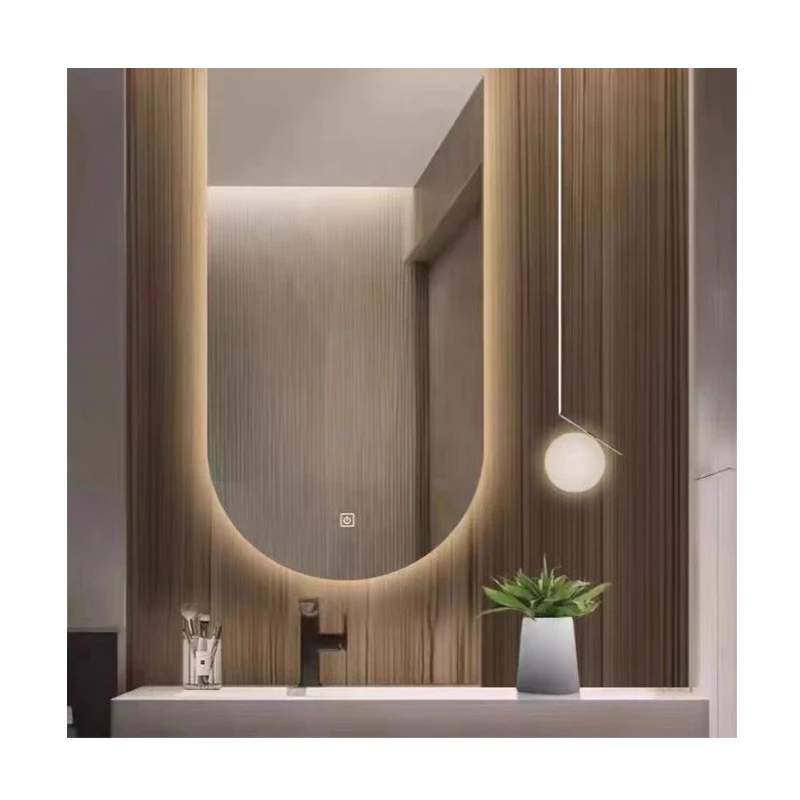 Customized bathroom smart mirror smart wall mounted mirror bathroom LED light  anti fog mirror Bluetooth