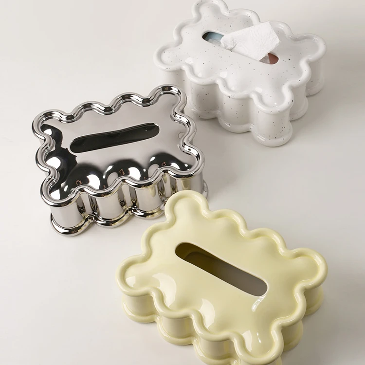 2023 Wholesale New Fashion Nordic Baby Tissue Box Solhui  Luxury Decoration Home Living Room Tissue Boxes Napkin