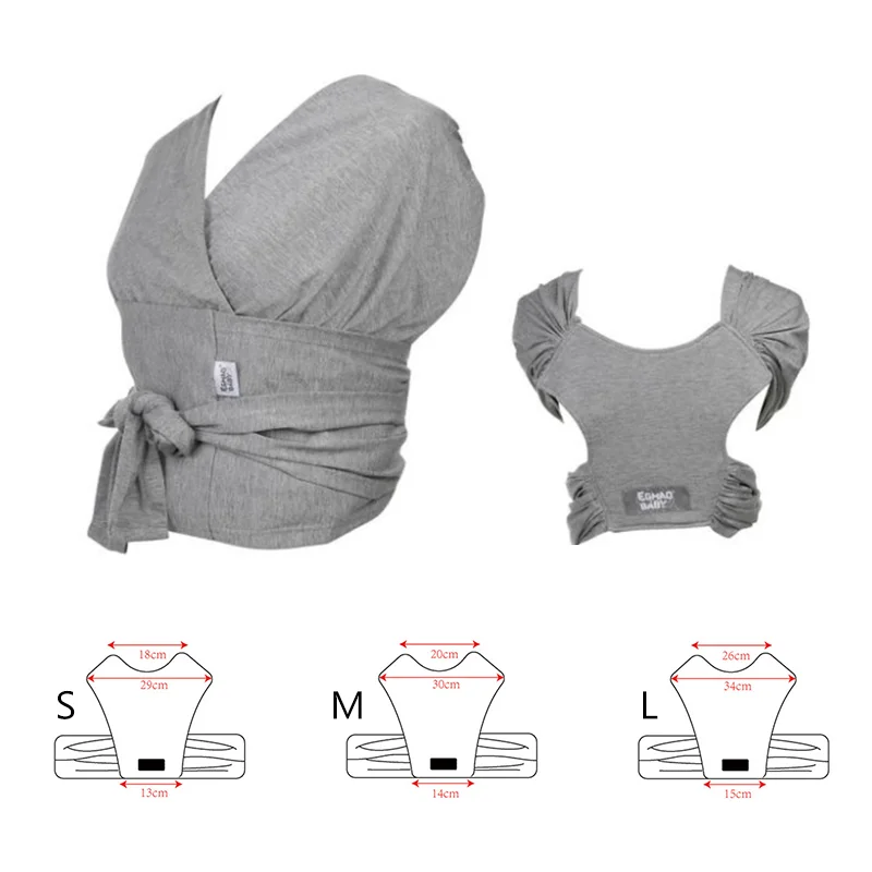 best quality hassle free soft cotton baby carrier sling wrap back support with private logo