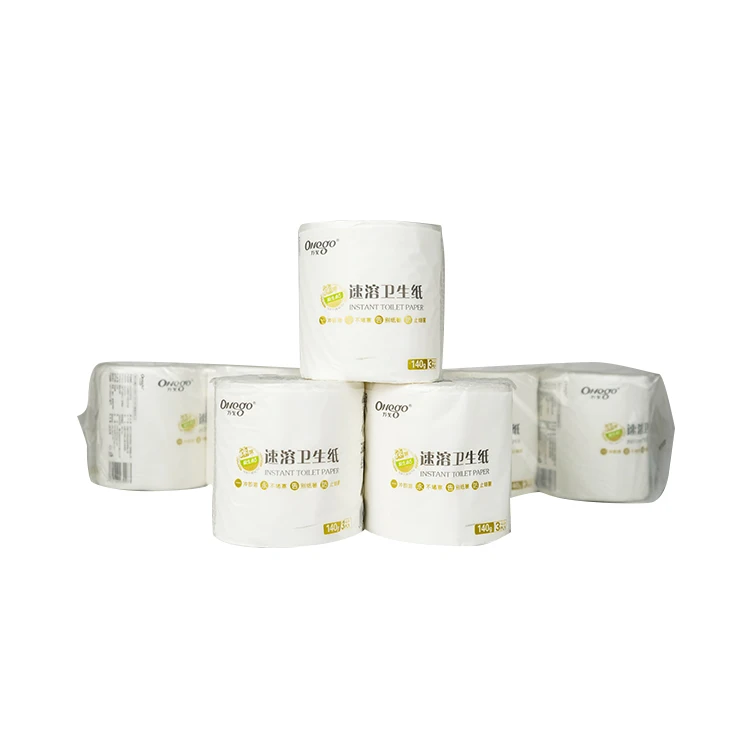 Manufacturer Wholesale 1/2/3/4 Layers Printed Core Bathroom Tissue Toilet Paper Small Toilet Tissue Rolls