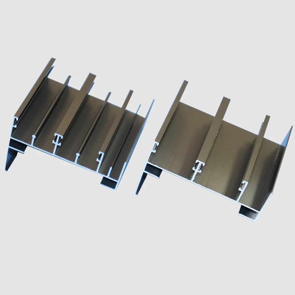 door aluminum profile anodized sandblasting silver bronze champagne look for business partner