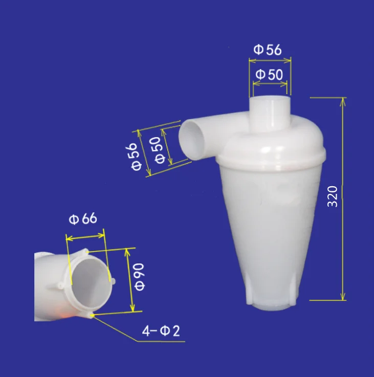 
Hot selling Portable Industrial and Household Bagless Cyclone Dust Collector High Efficiency Dust Catcher Dust Collector 