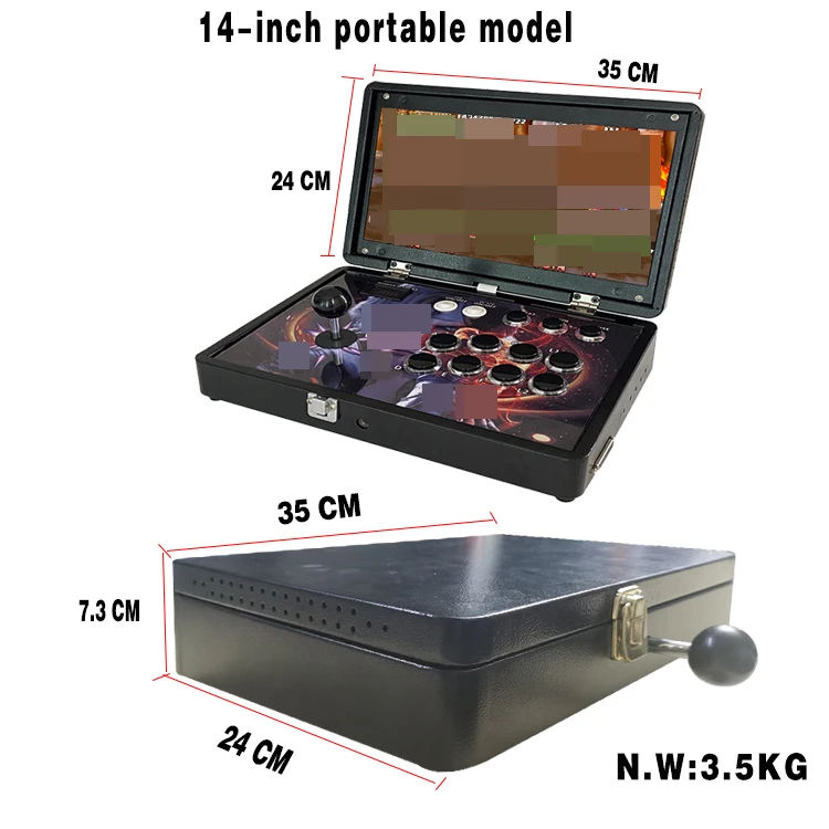 2024 new Arcade Game box DX 26800 in 1 classic mini arcade 1-2 players 14-inch 720P HD video game console