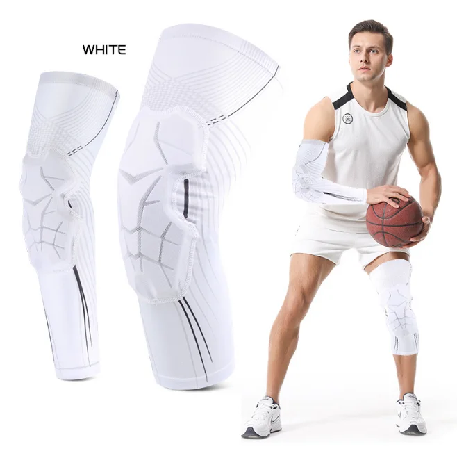 Long Compression Leg Sleeves Braces For Basketball Volleyball Football Basketball Sports Kids Youth Volleyball Knee Pads