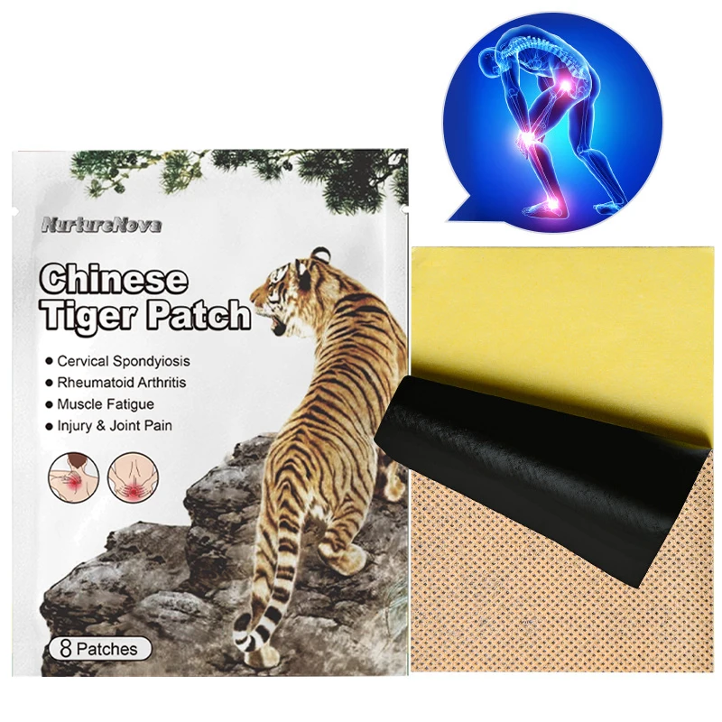 Wholesale and OEM  Tiger patch cervical joint pain patch analgesic ointment repairs muscle injury and protects joint health