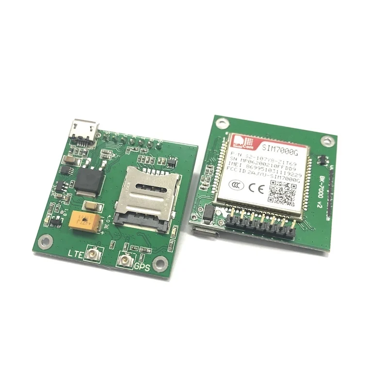 Simcom Iot BK SIM7000 Core Board GNSS Modem Nbiot Module Edge Global Sim7000e Sim7000g Board 4G GSM Modem SIM7000G
