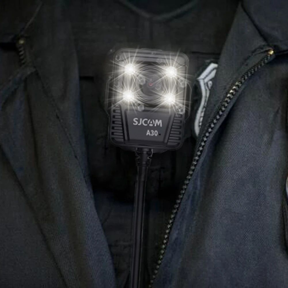 SJCAM Wearable Separate Giant Screen Security Guard  Body Camera A30 Police Recorder 5800mAh Wifi Connection with Mobile